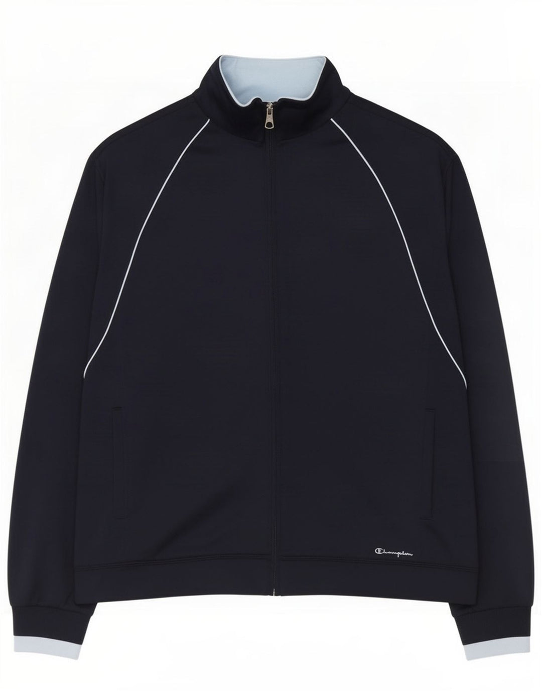 Champion Herren-Trainingsanzug-Oberteil, Jacke, 2XL, Marineblau, Polyester