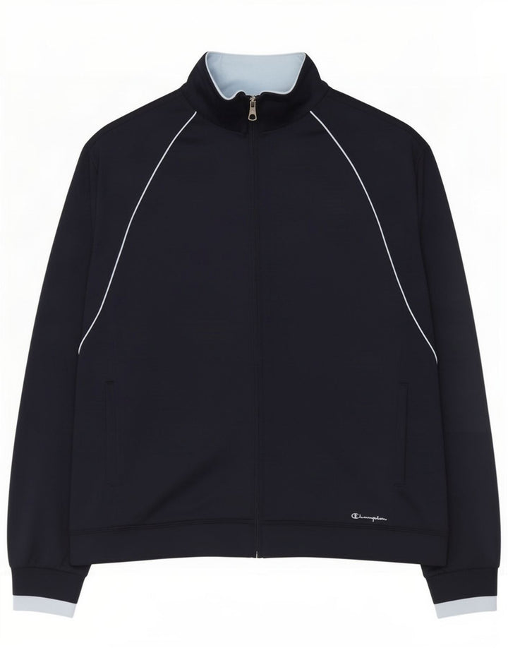 Champion Herren-Trainingsanzug-Oberteil, Jacke, 2XL, Marineblau, Polyester
