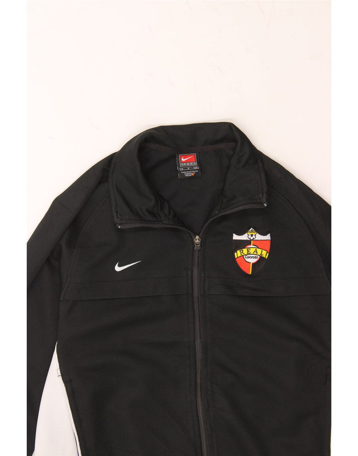 NIKE Mens Tracksuit Top Jacket Small Black Colourblock Vintage Nike and Second-Hand Nike from Messina Hembry 