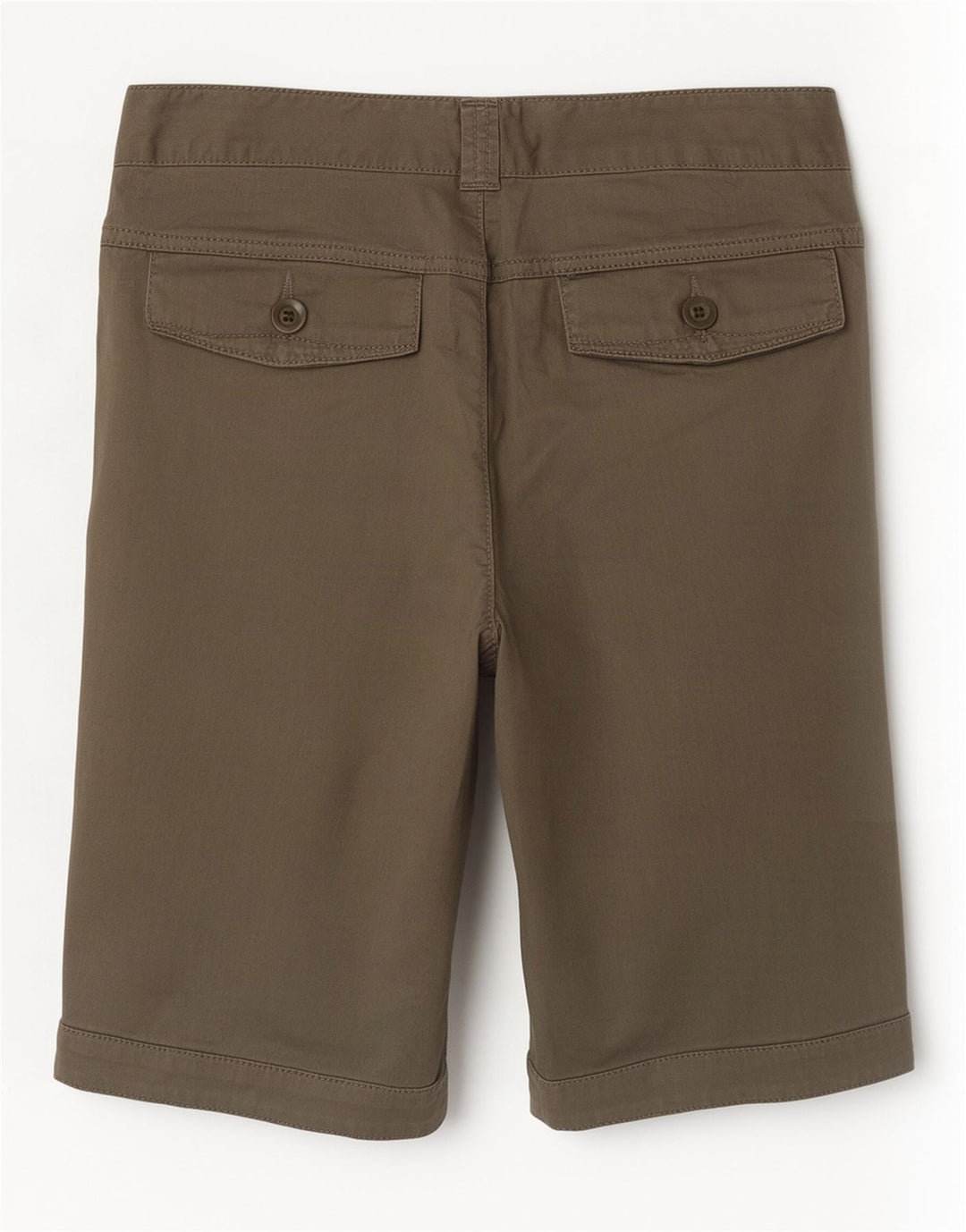 Benetton Womens Casual Shorts IT 44 Medium W30 Khaki Baumwolle