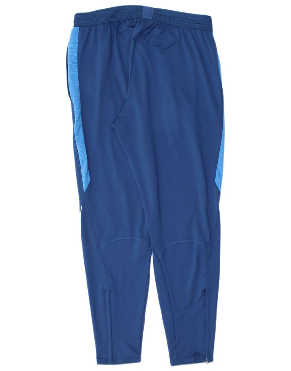 Nike Damen Dri Fit Trainingshose UK 14 Large Blue Colourblock