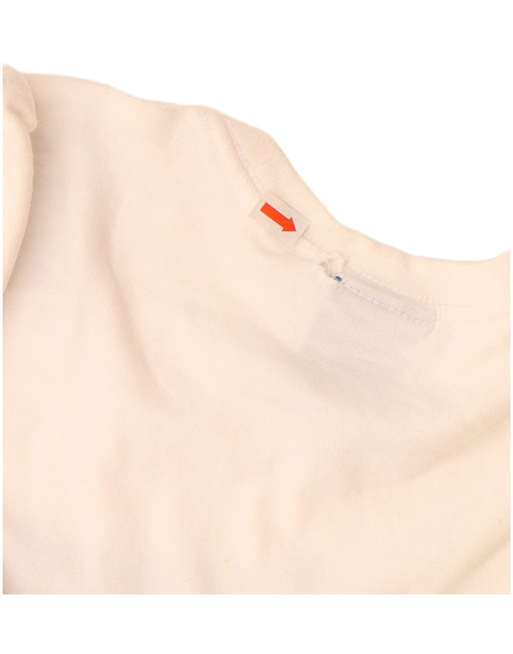 ADIDAS Herren Grafik T-Shirt Top Small Weiße Baumwolle