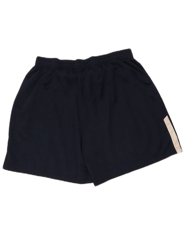 Nike Herren-Sportshorts XL, marineblaues Colourblock-Polyester