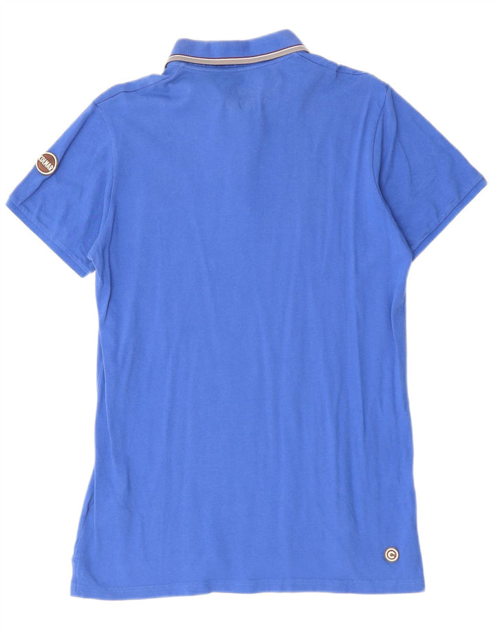 COLMAR Herren-Poloshirt aus mittelblauer Baumwolle