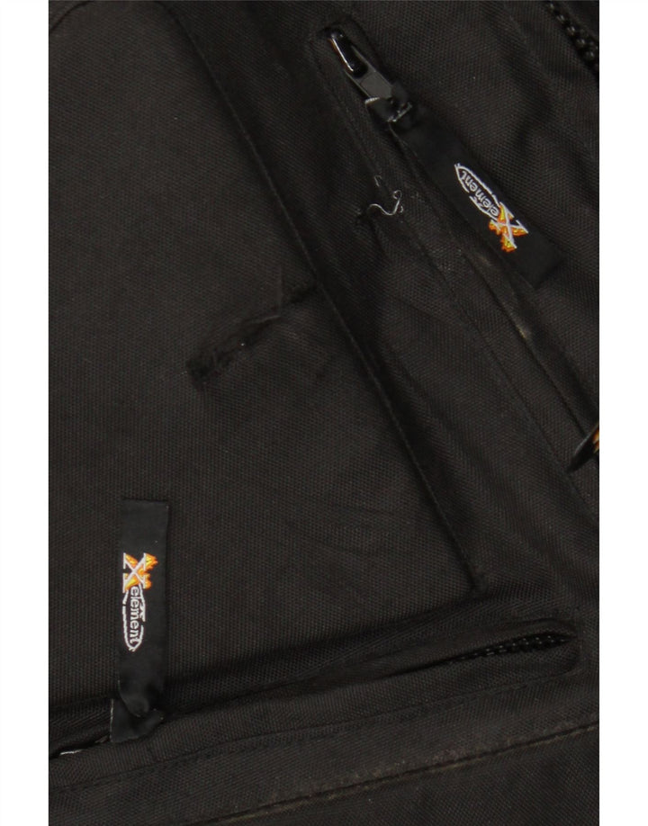 Gepolsterte Racer-Jacke für Herren von Xelement, UK 50 5XL, Schwarz, Farbblock