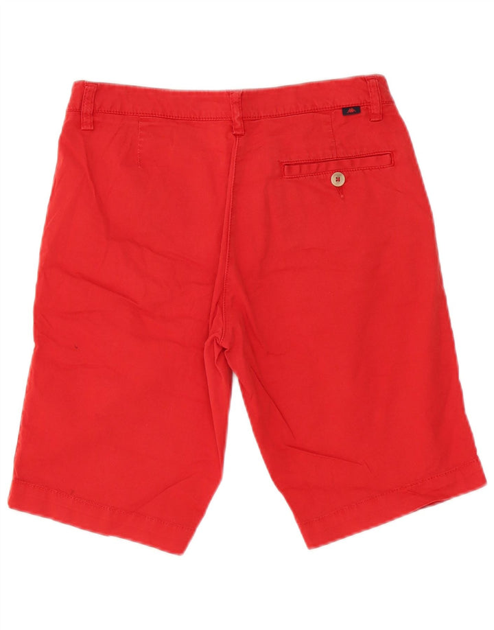 Kappa Damen Chinoshorts EU 38 Medium W28 Rote Baumwolle