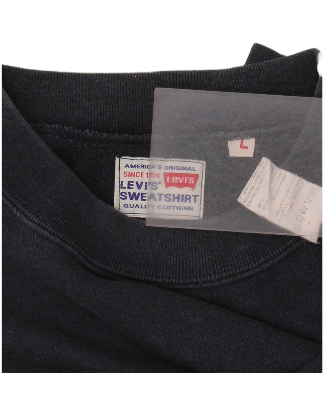 LEVI'S Herren-Sweatshirt mit Grafik, groß, marineblau, Baumwolle
