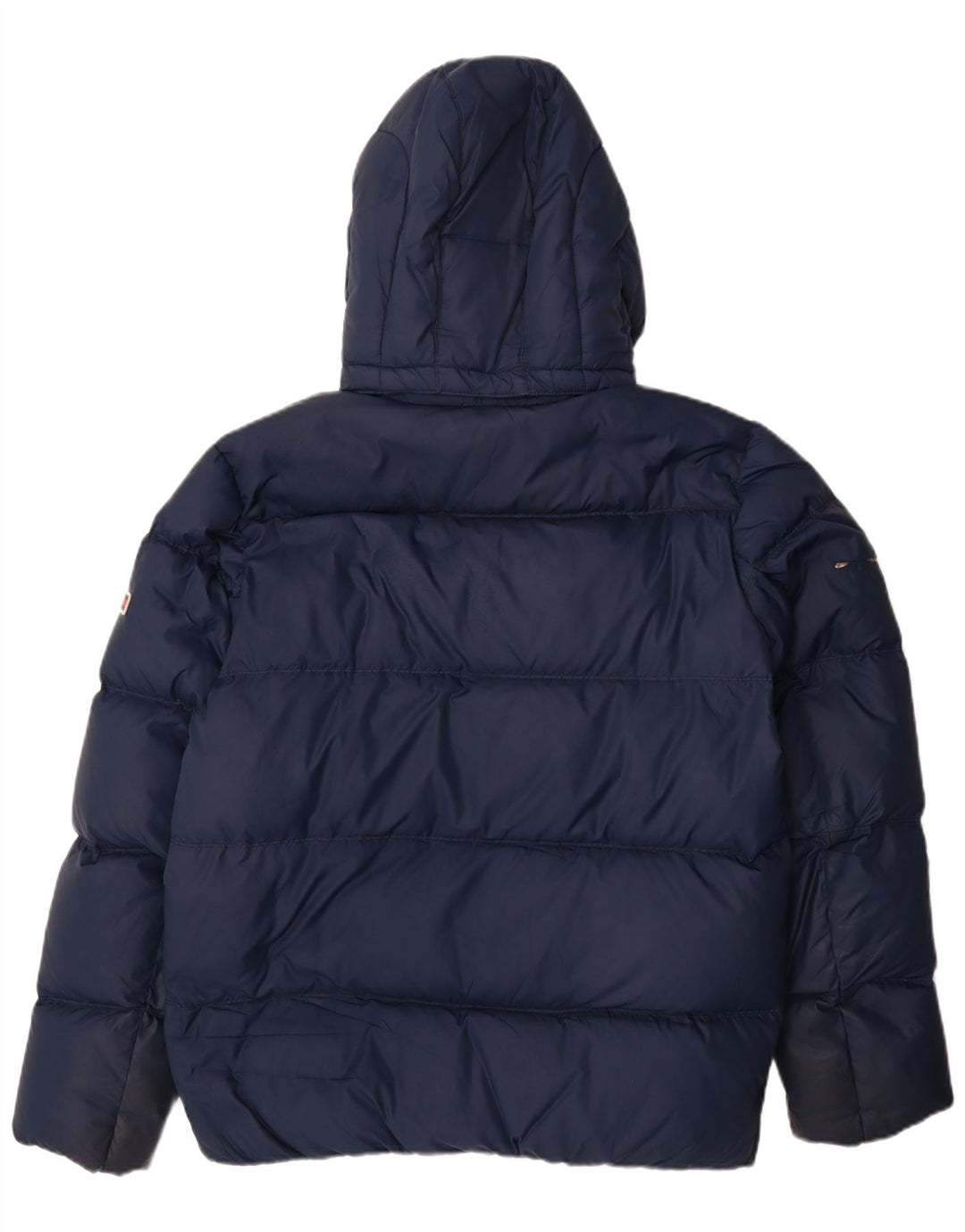 Tommy Hilfiger Herren-Jacke mit Kapuze, gepolstert, UK 42, XL, Marineblau, Polyester