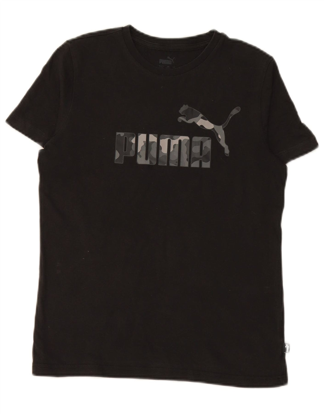 PUMA Jungen Graphic T-Shirt Top 13-14 Jahre Schwarz