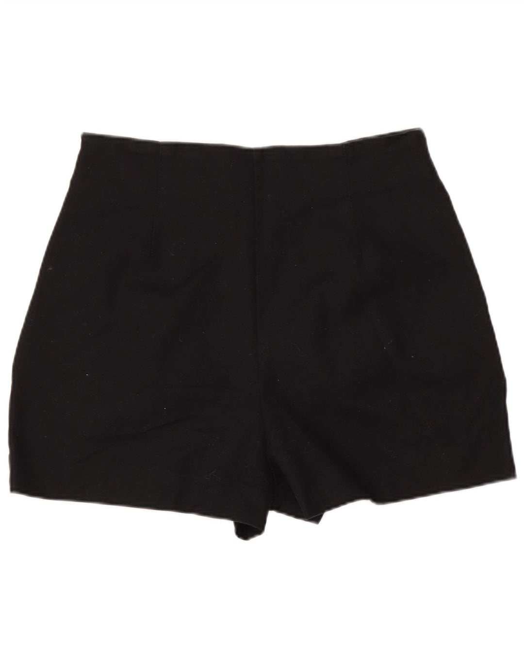 Zara Damen-Hotpants mit hoher Taille, mittelgroß, W28, Schwarz