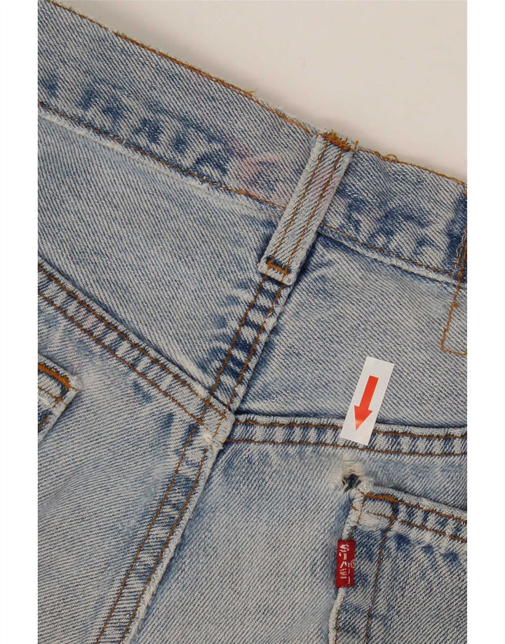 Levi's Damen Jeansshorts W28 Mittelblau