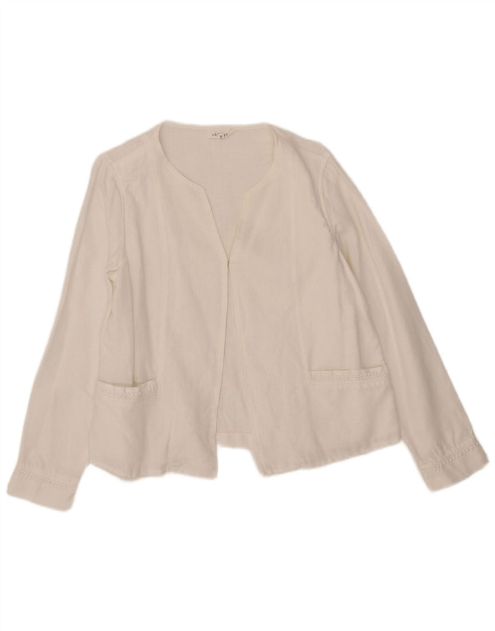 Thought Damen-Cardigan-Oberteil, Gr. 10, Größe S, Weiß