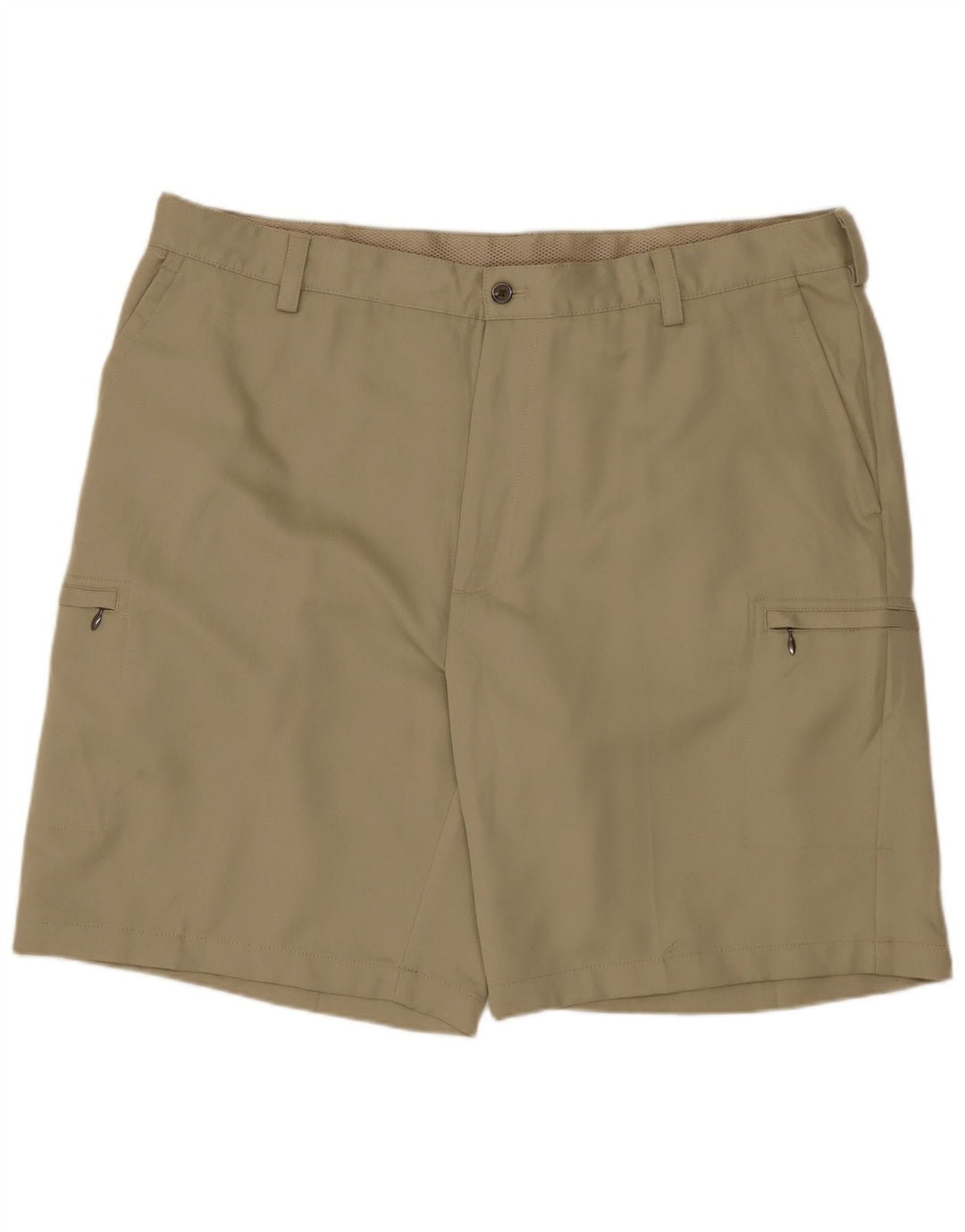 IZOD Herren Cargoshorts W40 XL Beige Polyester