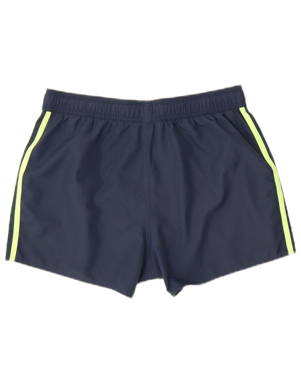 Adidas Damen Primegreen Sport Shorts UK 12 Medium Marineblau