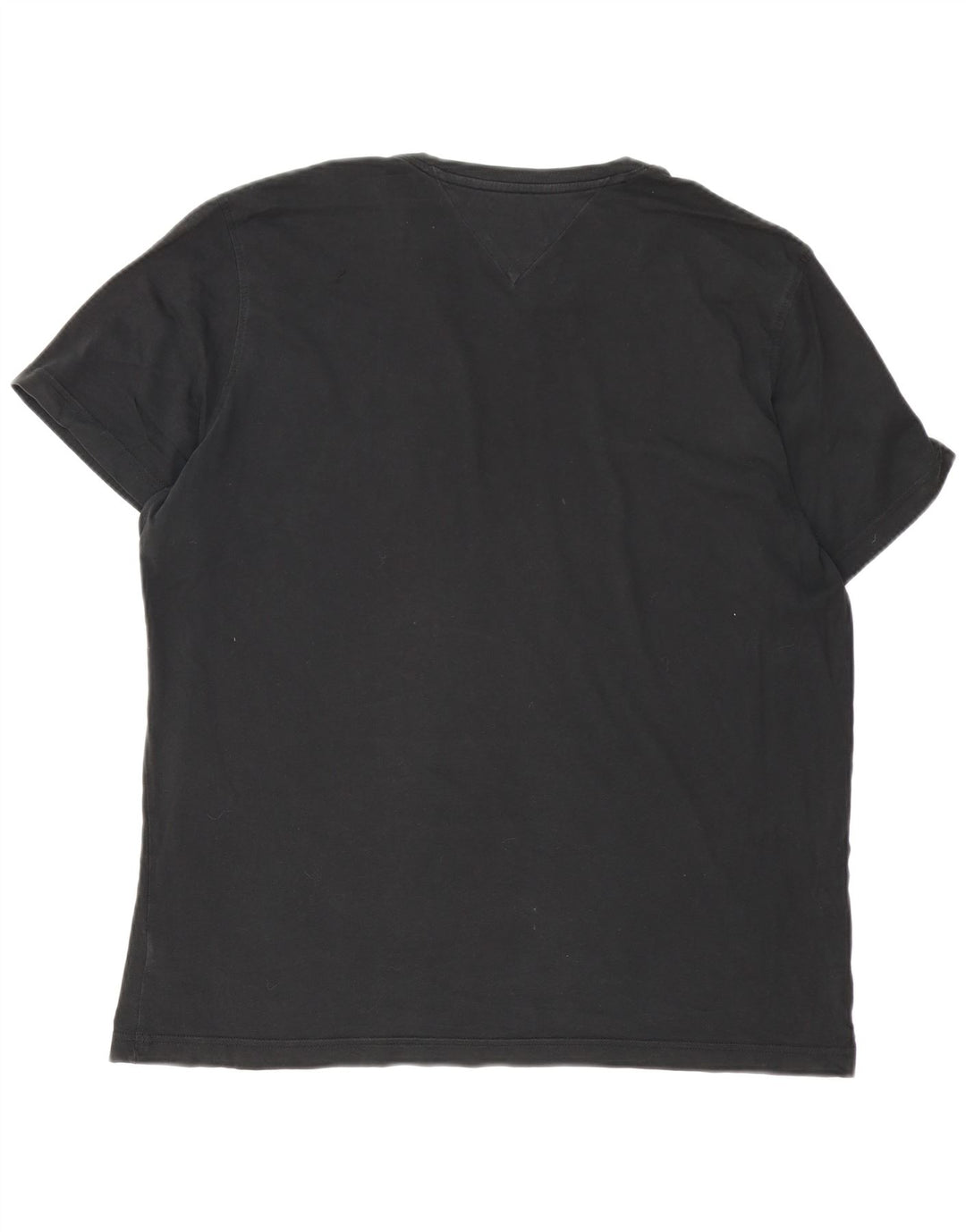 Tommy Hilfiger Herren T-Shirt Top 2XL Schwarz Baumwolle