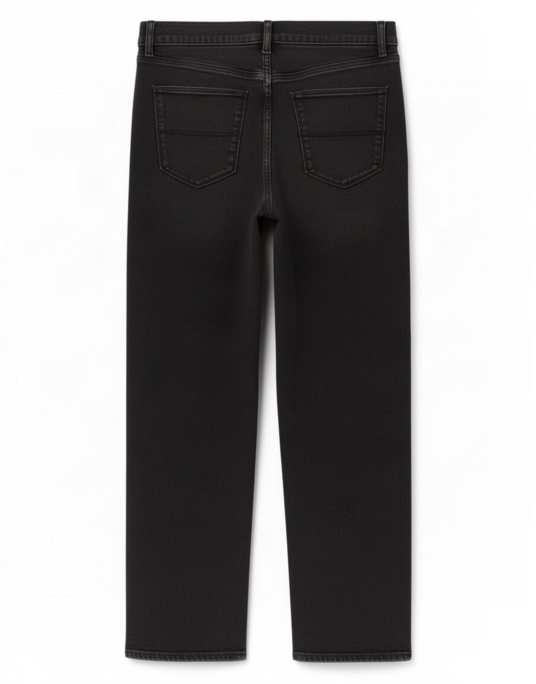 Marks & Spencer Herren Straight Jeans W32 L29 Schwarze Baumwolle