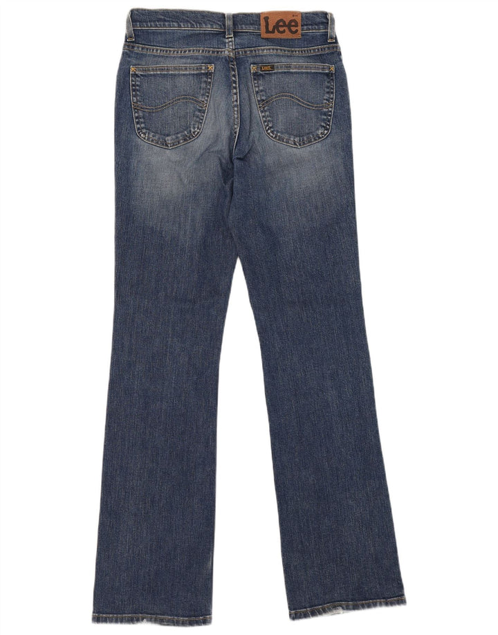 Lee Damen REED Bootcut Jeans W33 L34 Blaue Baumwolle