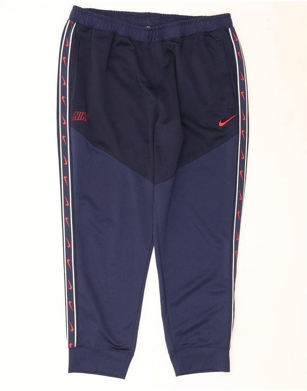 Nike Herren-Trainingshose mit Grafik, Jogginghose, 2XL, Marineblau, Farbblock
