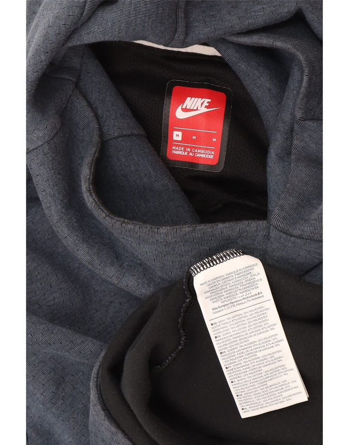 Nike Herren-Hoodie-Pullover aus Baumwolle in mittlerem Marineblau