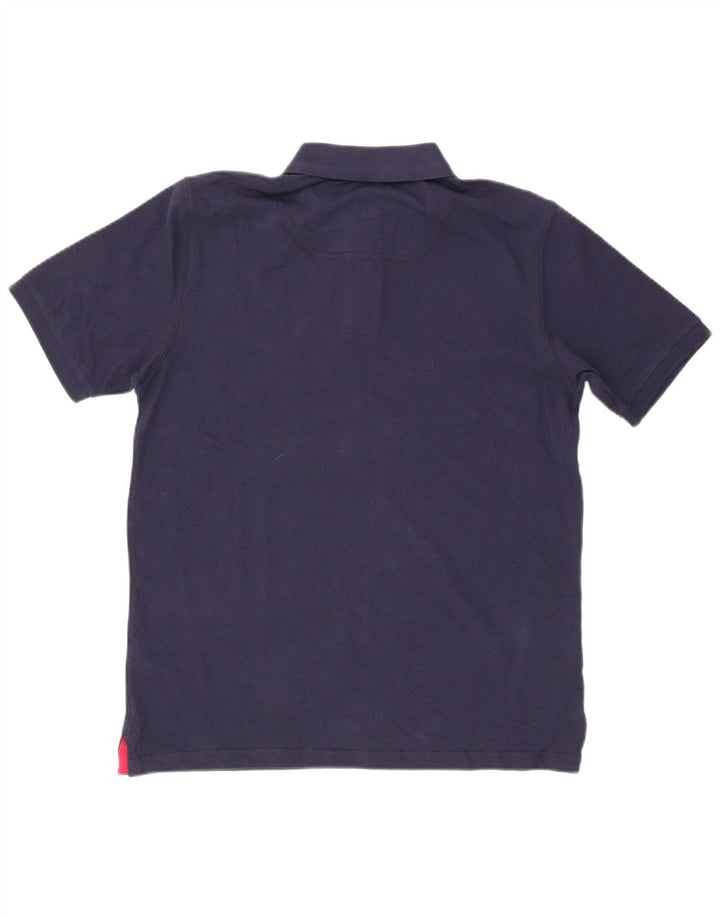 Joules Herren-Poloshirt mit klassischer Passform, mittelmarineblaue Baumwolle