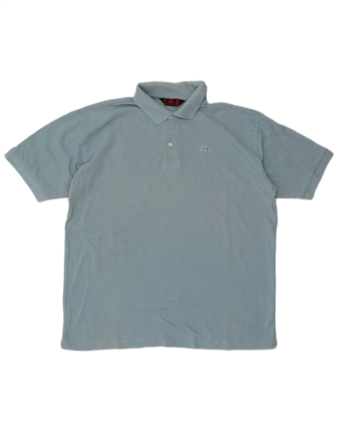 Kappa Herren Poloshirt XL Blau Baumwolle