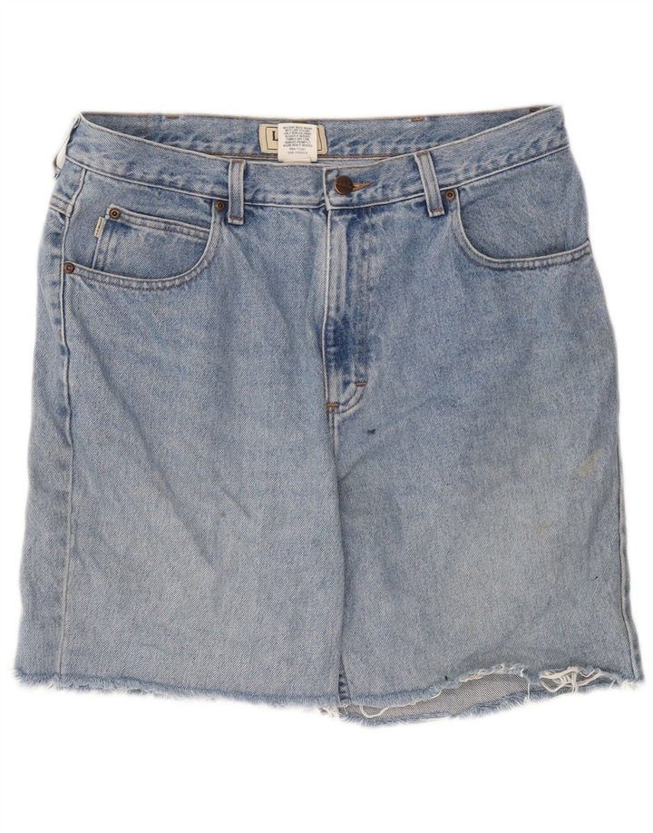 L.L.BEAN Herren-Jeansshorts W34, Größe L, Blau, Baumwolle