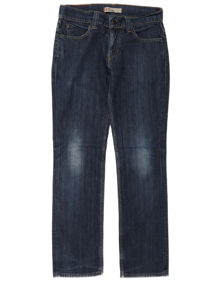 Levi's Herren 511 Slim Jeans W32 L32 Blaue Baumwolle