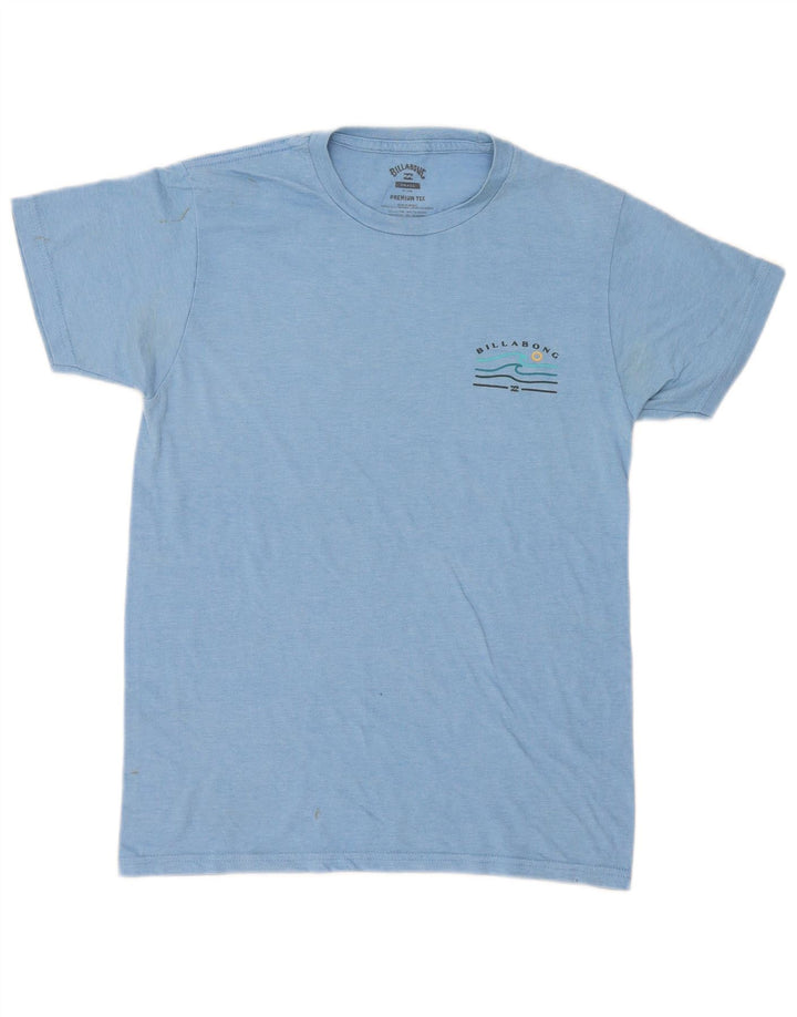 Billabong Herren-T-Shirt mit Grafik, Größe S, Blau, Baumwolle