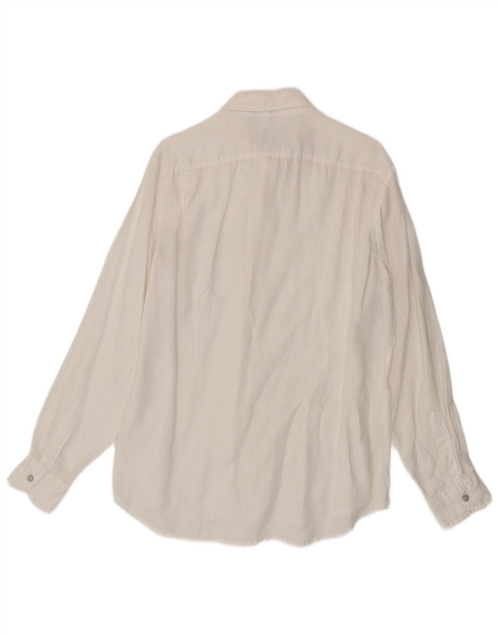 Carrera Herrenhemd Large Weiß