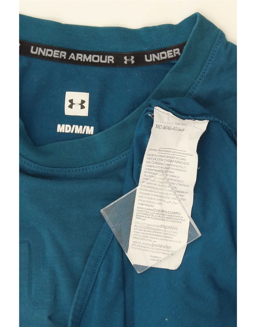 Under Armour Herren-T-Shirt mit Grafik, mittelblaue Baumwolle