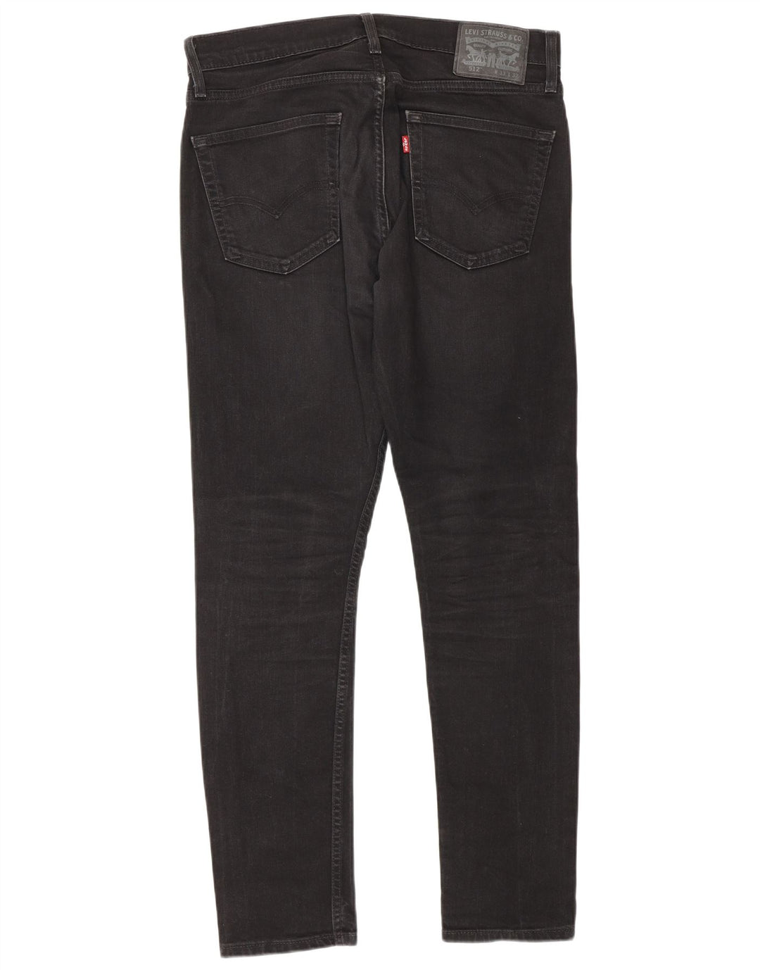 Levi's Herren 512 Slim Tapered Jeans W33 L32 Graue Baumwolle
