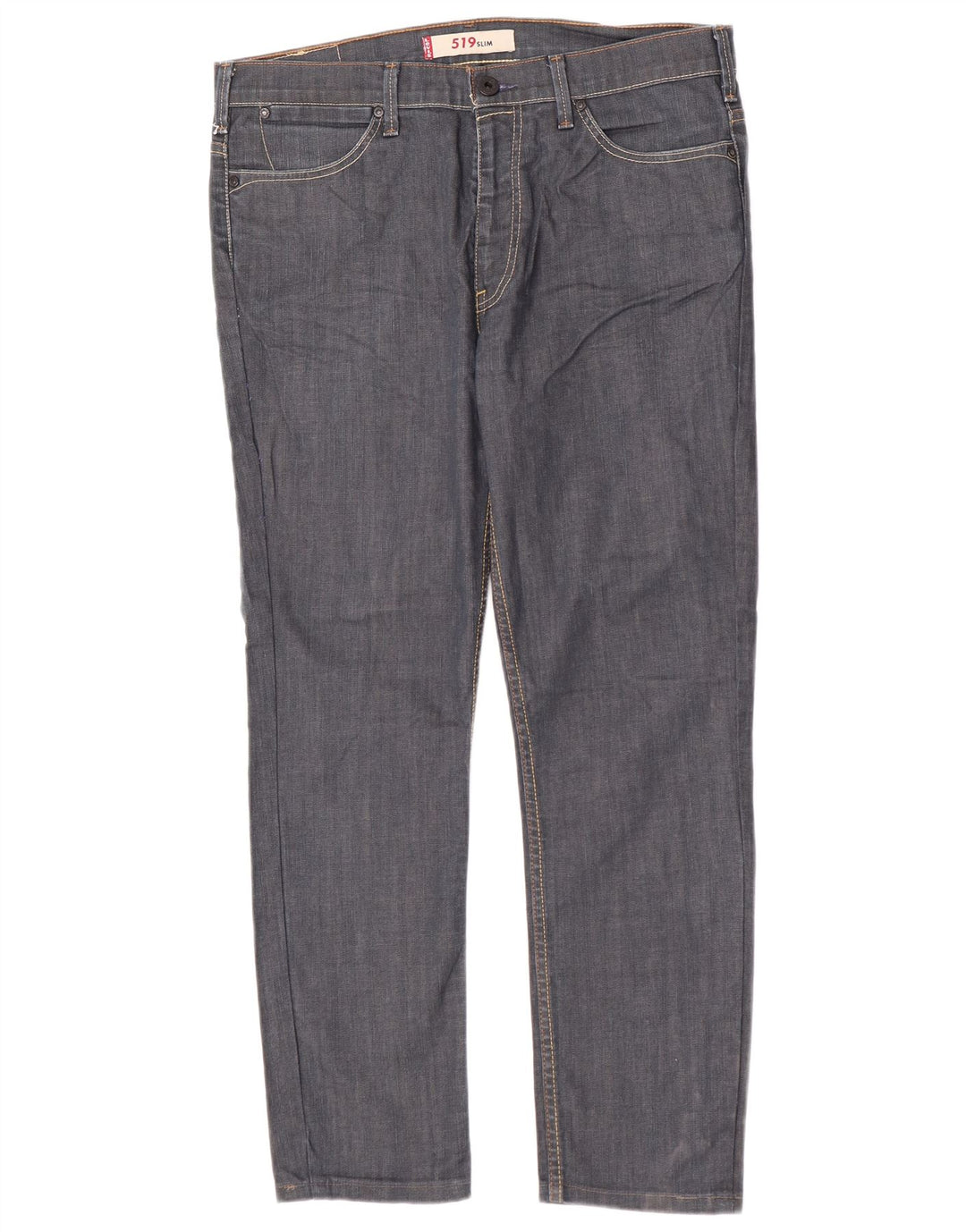 Levi's Herren 519 Slim Jeans W36 L29 Marineblau Baumwolle