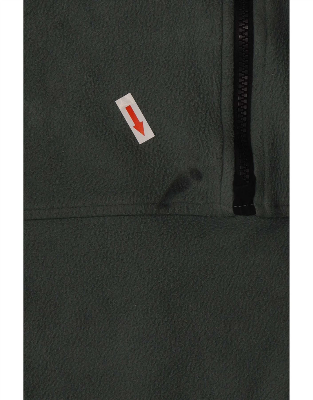 The North Face Herren-Fleecepullover mit Reißverschluss am Hals, großes grünes Polyester