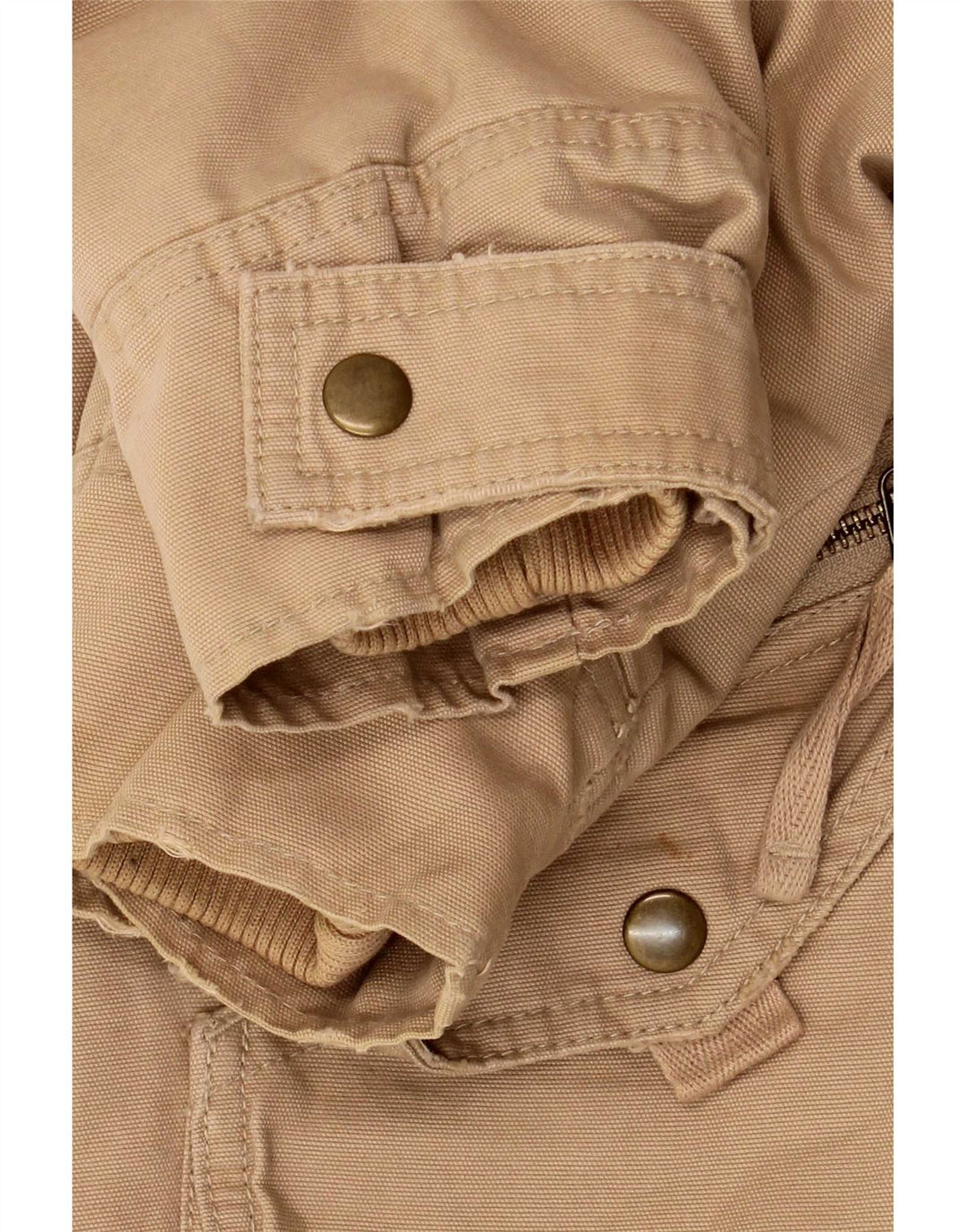 Marks & Spencer Damen Parka mit Kapuze, übergroß, Gr. 10, Beige