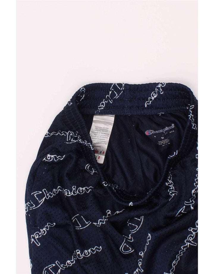 Champion Sport-Shorts für Jungen mit Grafik, 9–10 Jahre, mittelgroß, marineblau, Polyester