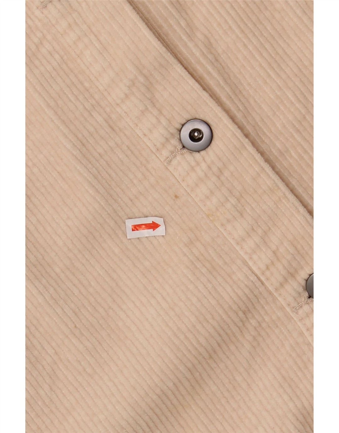 Übergroßes Damen-Cordhemd von ZARA, Größe 40, mittelgrau, aus Baumwolle