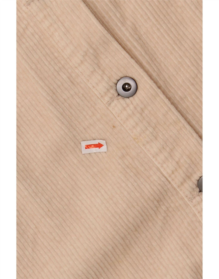 Übergroßes Damen-Cordhemd von ZARA, Größe 40, mittelgrau, aus Baumwolle