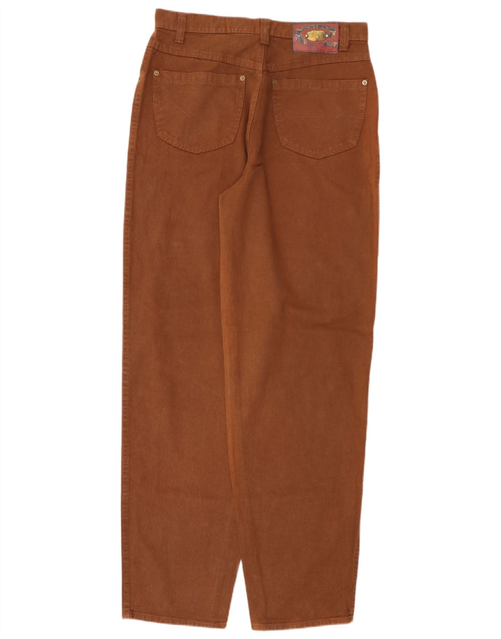 BERRI Herren-Jeans mit hoher Taille, W34, L34, braune Baumwolle