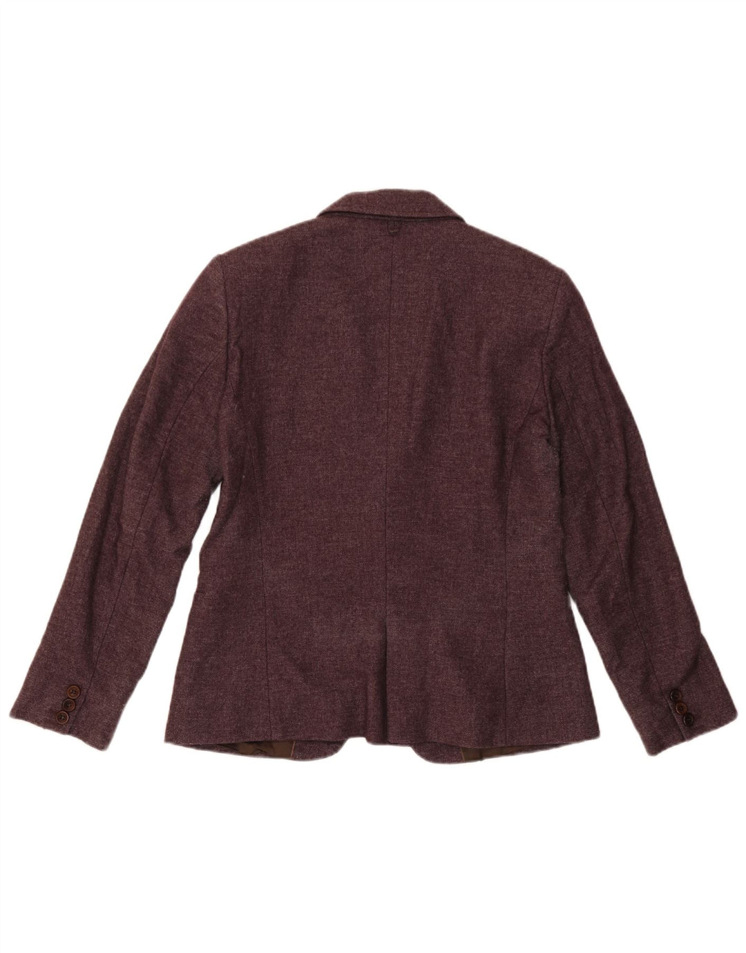 Massimo Dutti Damen 1-Knopf-Blazerjacke EU 40 Mittelviolett