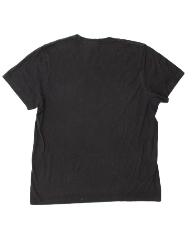 Adidas Herren Grafik T-Shirt Top Large Grau Baumwolle