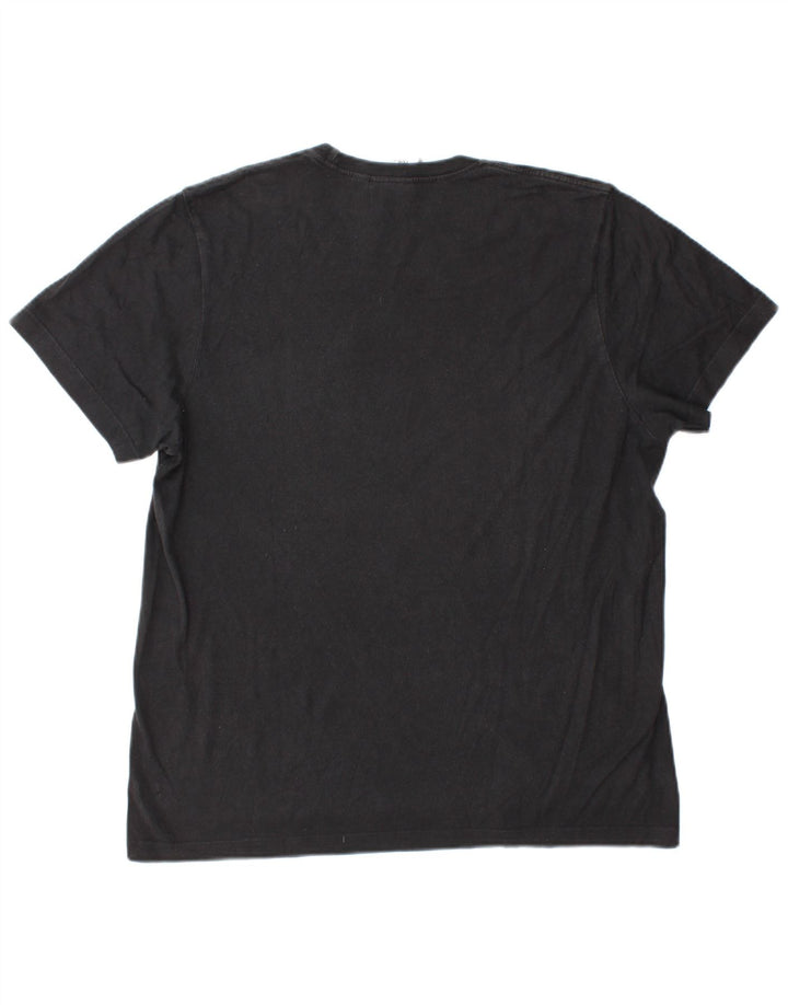 Adidas Herren Grafik T-Shirt Top Large Grau Baumwolle