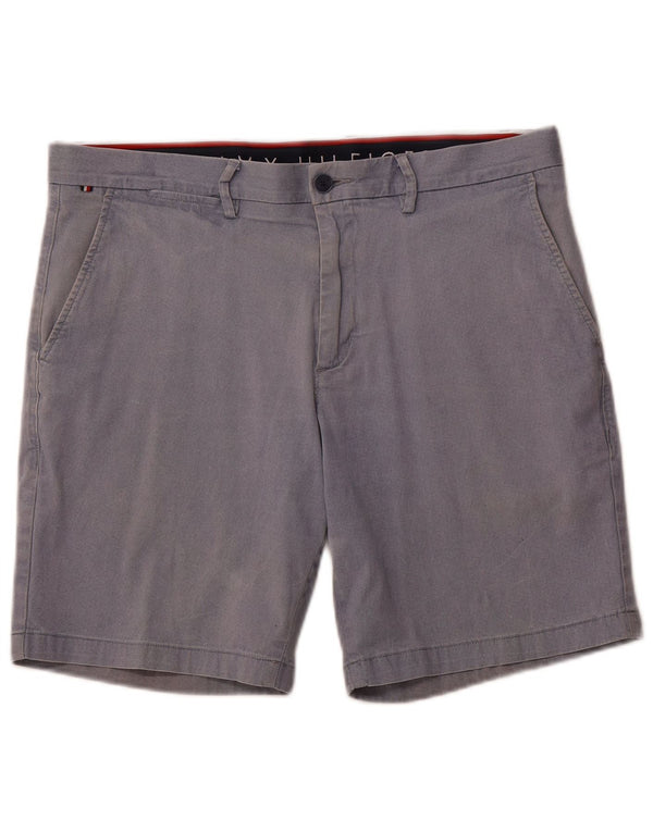 TOMMY HILFIGER Herren Chino Shorts W36 Große blaue Baumwolle