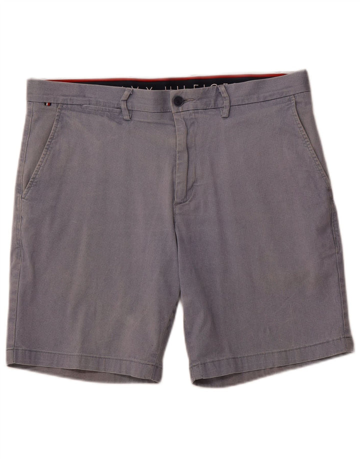 TOMMY HILFIGER Herren Chino Shorts W36 Große blaue Baumwolle