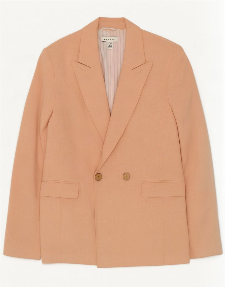 Topshop Damen-Zweireiher-Blazer, Gr. 10, Größe S, Rosa, Viskose