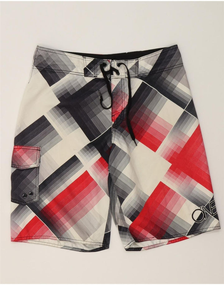 O'NEILL Herren-Badeshorts, mittelgroß, mehrfarbig, geometrisch, Polyester