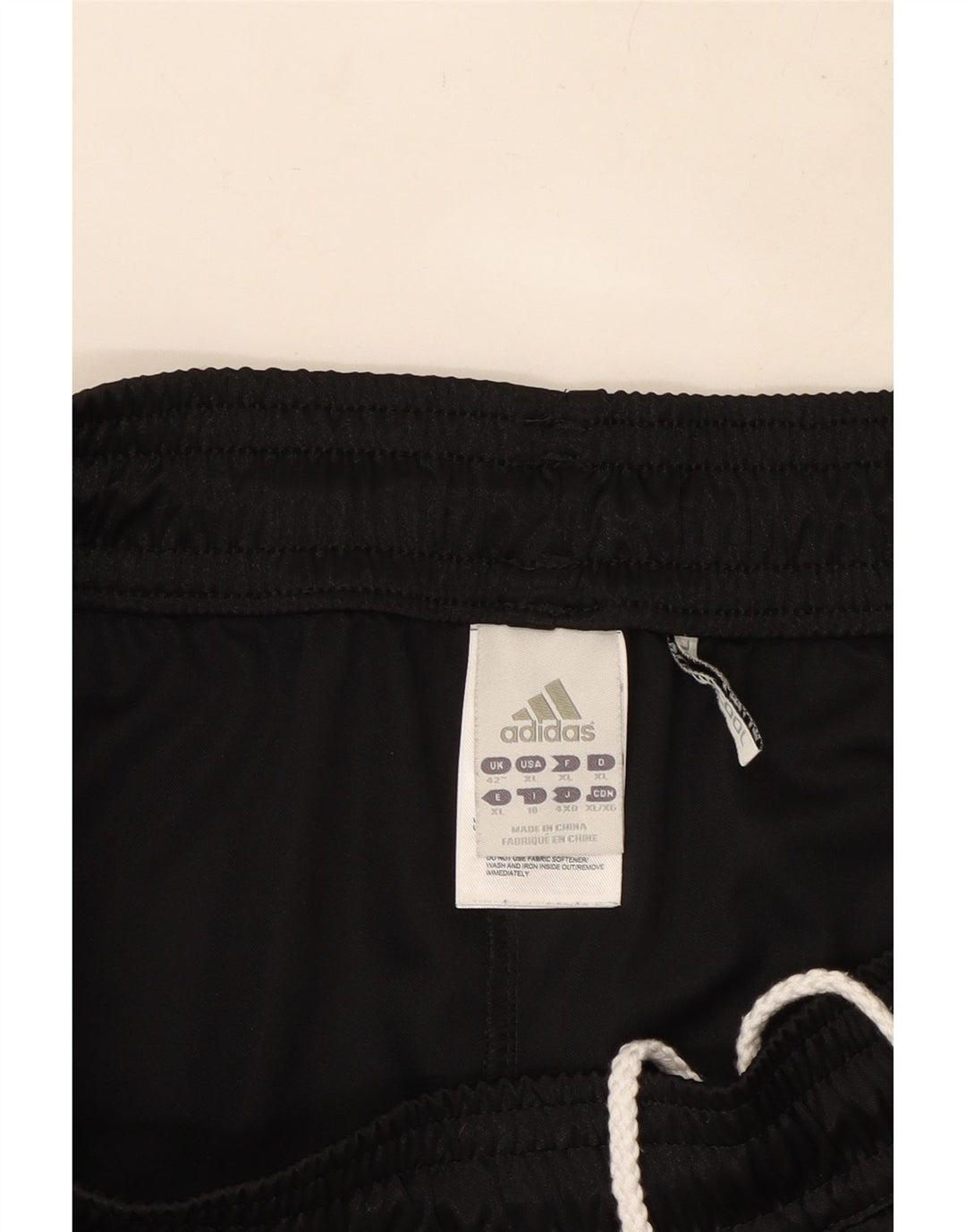 ADIDAS Herren Deutscher Fußball Bund Sport Shorts UK 42 Large Schwarz