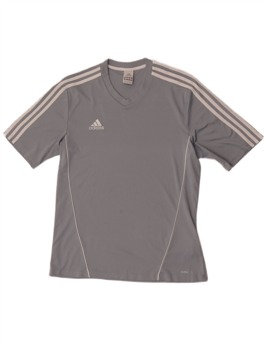 Adidas Herren T-Shirt Top Large Grau Polyester