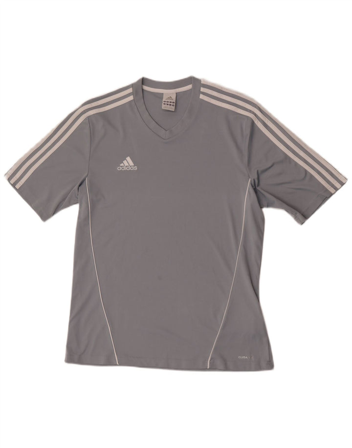 Adidas Herren T-Shirt Top Large Grau Polyester