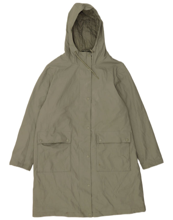 Marks & Spencer Damen-Regenmantel mit Kapuze, übergroß, Gr. 18, XL, Grün