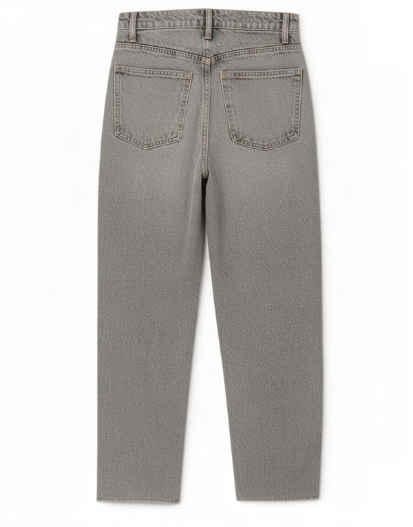 Zara Damen Capri-Jeans EU 36 XS W26 L22 Graue Baumwolle